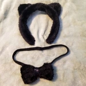 Kitty bowtie set OS